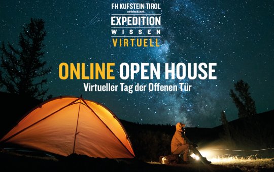 Die FH Kufstein Tirol bietet den InteressentInnen erstmalig einen virtuellen Tag der Offenen Tür an.