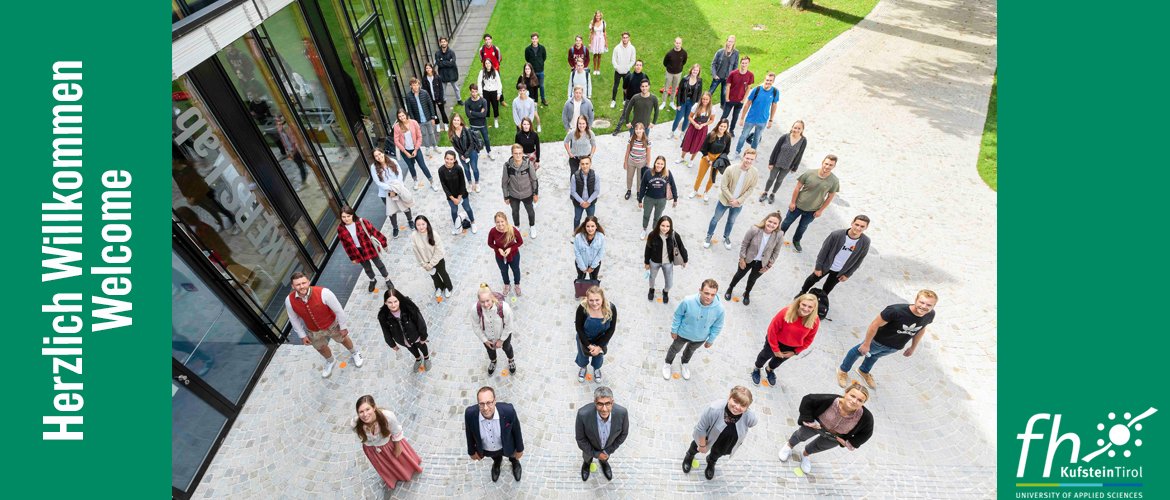 FH-Rektor und IRO freuen sich mit den Incoming Studierenden auf das Wintersemester 2020/21.  